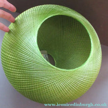 Load image into Gallery viewer, 1960s Woven Green String Hanging Pendant Light Shade
