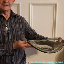 Load image into Gallery viewer, 1960s Large Danish Holmegaard Shallow Smoky Glass Dish by Per Lutken - Scandinavian Glass
