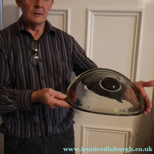 Load image into Gallery viewer, 1960s Large Danish Holmegaard Shallow Smoky Glass Dish by Per Lutken - Scandinavian Glass
