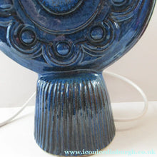 Load image into Gallery viewer, Vintage 1960s Large Modernist Brutalist Ceramic Table Lamp
