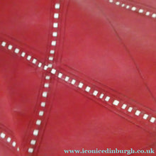 Load image into Gallery viewer, Vintage 1960s "Native America Style" Red Leather Duffle Bag
