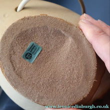 Load image into Gallery viewer, 1960s Medium TREMAEN Nanceddan Pottery Table Lamp. Original Hessian Shade &amp; Paper Label on Base
