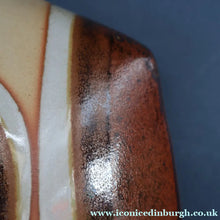 Load image into Gallery viewer, 1960s Medium TREMAEN Nanceddan Pottery Table Lamp. Original Hessian Shade &amp; Paper Label on Base
