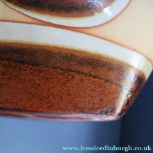 Load image into Gallery viewer, 1960s Medium TREMAEN Nanceddan Pottery Table Lamp. Original Hessian Shade &amp; Paper Label on Base
