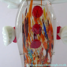 Load image into Gallery viewer, Vintage MURANO GLASS Clown. Black Top Hat and Massive White Bow
