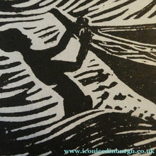 Load image into Gallery viewer, 1960s Linocut by Marie Whitby. Sakumono Beach. Signed and Dated 1963
