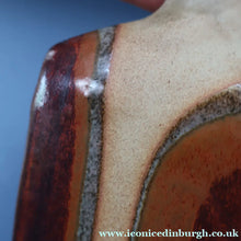Load image into Gallery viewer, 1960s Medium TREMAEN Nanceddan Pottery Table Lamp. Original Hessian Shade &amp; Paper Label on Base
