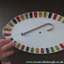 Load image into Gallery viewer, 1960s Original Jessie Tait Mexicana Midwinter Sandwich Plate with Handle
