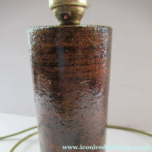 Load image into Gallery viewer, 1960s Swedish Art Pottery Stoneware Table Lamp
