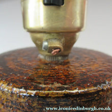 Load image into Gallery viewer, 1960s Swedish Art Pottery Stoneware Table Lamp
