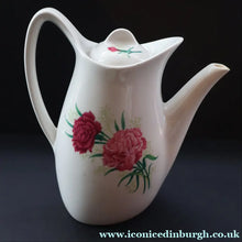 Load image into Gallery viewer, 1960s Midwinter Stylecraft Fashion Shape Coffee Pot. Rarer Pink Carnation Pattern - British Ceramics
