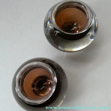 Load image into Gallery viewer, 1960s MONA MORALES SCHILDT Kosta Miniature SWEDISH Glass Bowl. With Kosta Label and Signed SH 5358
