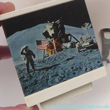Load image into Gallery viewer, 1960s MOON LANDING Apollo 11. Original 1969 Issue Money Bank. Made in Finland for Edinburgh Savings Bank

