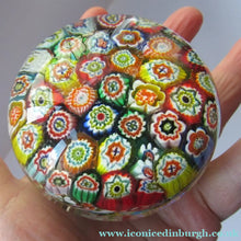 Load image into Gallery viewer, Vintage Made in Murano Label Close Pack Paperweight Millefiori Canes
