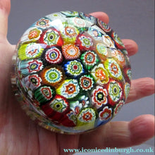 Load image into Gallery viewer, Vintage Made in Murano Label Close Pack Paperweight Millefiori Canes
