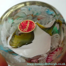Load image into Gallery viewer, Vintage 1960s FRATELLO TOSO Paperweight; Large Millefiori Canes and Scambled Latticino Canes
