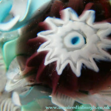 Load image into Gallery viewer, Vintage 1960s FRATELLO TOSO Paperweight; Large Millefiori Canes and Scambled Latticino Canes
