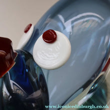 Load image into Gallery viewer, Vintage 1960s MURANO Glass Comical Dog with Large Head with Large Applied Eyes, Red Nose and Wee Sticky Out Tongue
