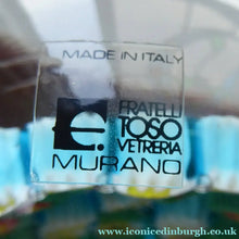 Load image into Gallery viewer, Fratelli Toso MURANO Millefiori Carpet Paperweight. 1960s with Original Toso Label
