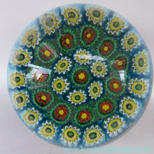 Load image into Gallery viewer, Fratelli Toso MURANO Millefiori Carpet Paperweight. 1960s with Original Toso Label

