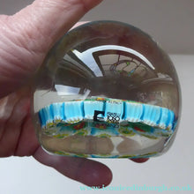 Load image into Gallery viewer, Fratelli Toso MURANO Millefiori Carpet Paperweight. 1960s with Original Toso Label
