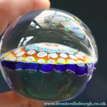 Load image into Gallery viewer, Large Vintage MURANO Millefiori Paperweight; Possibly made by Fratelli TOSO
