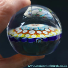 Load image into Gallery viewer, Large Vintage MURANO Millefiori Paperweight; Possibly made by Fratelli TOSO
