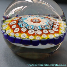 Load image into Gallery viewer, Large Vintage MURANO Millefiori Paperweight; Possibly made by Fratelli TOSO
