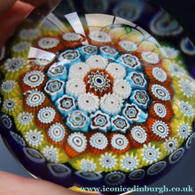 Load image into Gallery viewer, Large Vintage MURANO Millefiori Paperweight; Possibly made by Fratelli TOSO
