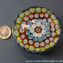 Load image into Gallery viewer, Large Vintage MURANO Millefiori Paperweight; Possibly made by Fratelli TOSO
