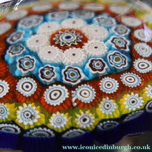 Load image into Gallery viewer, Large Vintage MURANO Millefiori Paperweight; Possibly made by Fratelli TOSO
