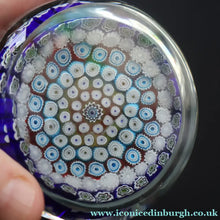 Load image into Gallery viewer, 1960s Murano Glass Paperweight. Fratelli Toso. Magnum Size. Fine Carpet of Millefiori Example - Paperweight Archive
