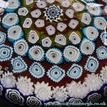 Load image into Gallery viewer, 1960s Murano Glass Paperweight. Fratelli Toso. Magnum Size. Fine Carpet of Millefiori Example - Paperweight Archive
