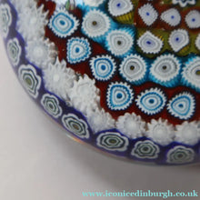 Load image into Gallery viewer, 1960s Murano Glass Paperweight. Fratelli Toso. Magnum Size. Fine Carpet of Millefiori Example - Paperweight Archive
