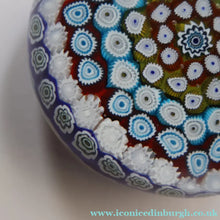 Load image into Gallery viewer, 1960s Murano Glass Paperweight. Fratelli Toso. Magnum Size. Fine Carpet of Millefiori Example - Paperweight Archive
