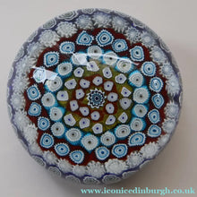 Load image into Gallery viewer, 1960s Murano Glass Paperweight. Fratelli Toso. Magnum Size. Fine Carpet of Millefiori Example - Paperweight Archive
