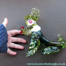 Load image into Gallery viewer, 1960s 1970s Chunky Murano Glass Terrier Dog
