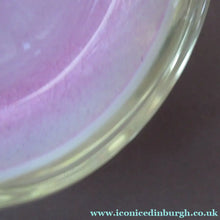 Load image into Gallery viewer, Vintage Murano Glass Geode Bowl Pink and White Seguso Style
