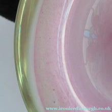 Load image into Gallery viewer, Vintage Murano Glass Geode Bowl Pink and White Seguso Style

