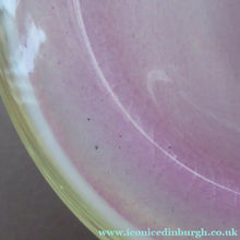 Load image into Gallery viewer, Vintage Murano Glass Geode Bowl Pink and White Seguso Style
