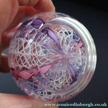 Load image into Gallery viewer, 1960s Murano Glass Zanfirico Filigrana Paperweight possibly by Fratelli Toso - Paperweight
