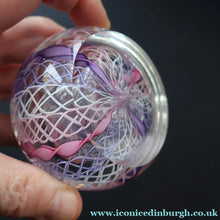 Load image into Gallery viewer, 1960s Murano Glass Zanfirico Filigrana Paperweight possibly by Fratelli Toso - Paperweight
