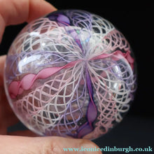 Load image into Gallery viewer, 1960s Murano Glass Zanfirico Filigrana Paperweight possibly by Fratelli Toso - Paperweight
