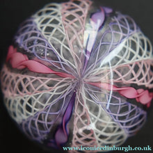 Load image into Gallery viewer, 1960s Murano Glass Zanfirico Filigrana Paperweight possibly by Fratelli Toso - Paperweight
