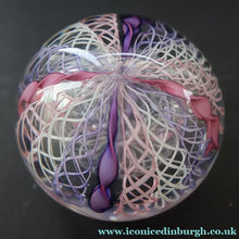 Load image into Gallery viewer, 1960s Murano Glass Zanfirico Filigrana Paperweight possibly by Fratelli Toso - Paperweight

