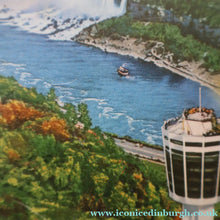 Load image into Gallery viewer, Collectable 1960s NIAGARA FALLS Toffee Tin by Riley's of Halifax
