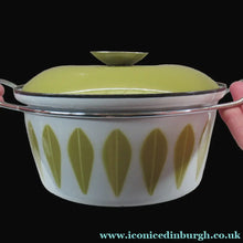 Load image into Gallery viewer, Vintage 1960s Catherineholm Casserole Dish Lotus Pattern
