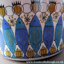 Load image into Gallery viewer, 1960s Norwegian Clupea Herring Dish Lidded Casserole or Serving Disah Figgjo Flint Turi Design
