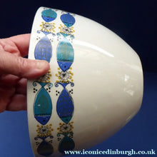 Load image into Gallery viewer, 1960s NORWEGIAN CLUPEA (Herring) Design. RARE Large Serving Bowl. Figgjo Flint, Turi Design 
