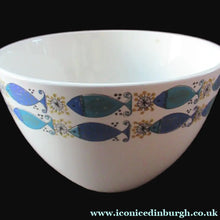 Load image into Gallery viewer, 1960s NORWEGIAN CLUPEA (Herring) Design. RARE Large Serving Bowl. Figgjo Flint, Turi Design 
